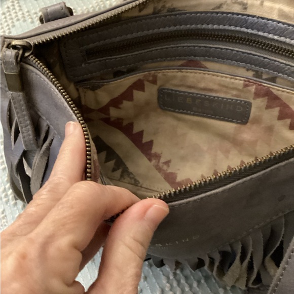 Liebeskind Gray Fringe Crossbody Bag - Picture 3 of 6